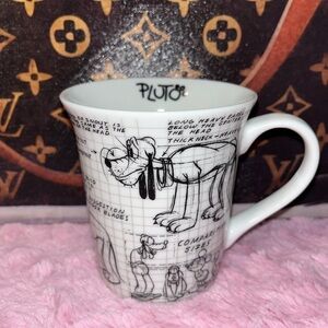 Rare and in Mint Condition Disney Pluto Mug - Sketchbook Collection